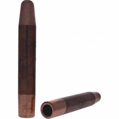 Tuffaloy - Spot Welder Tips For Use With: 5RW Electrode Holder Type: Straight Tip A Nose (Pointed) - Industrial Tool & Supply