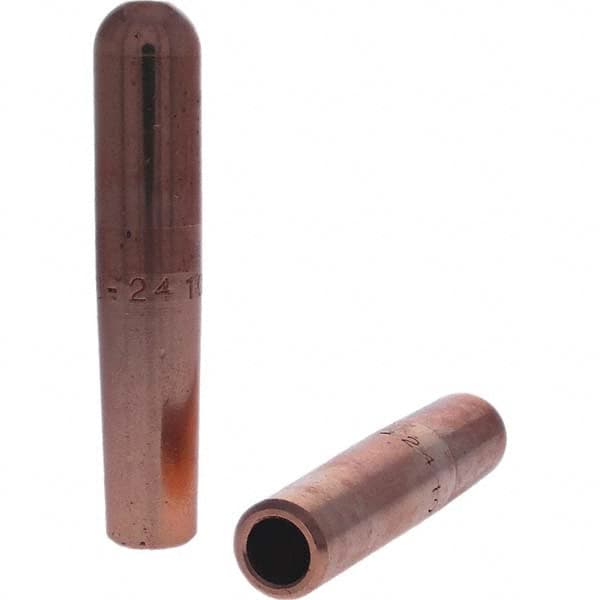 Tuffaloy - Spot Welder Tips For Use With: 6RW Electrode Holder Type: Straight Tip B Nose (Dome) - Industrial Tool & Supply