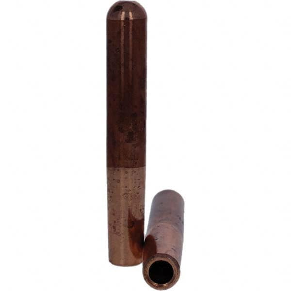 Tuffaloy - Spot Welder Tips For Use With: 4RW Electrode Holder Type: Straight Tip B Nose (Dome) - Industrial Tool & Supply