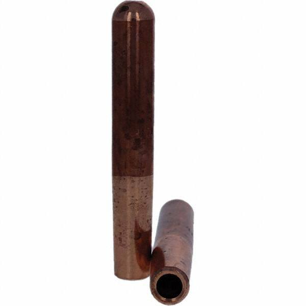 Tuffaloy - Spot Welder Tips For Use With: 4RW Electrode Holder Type: Straight Tip B Nose (Dome) - Industrial Tool & Supply