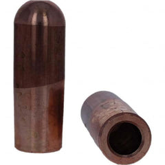 Tuffaloy - Spot Welder Tips For Use With: 7RW Electrode Holder Type: Straight Tip B Nose (Dome) - Industrial Tool & Supply