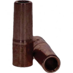Tuffaloy - Spot Welder Tips For Use With: 4RW Electrode Holder Type: Straight Tip C Nose (Flat) - Industrial Tool & Supply