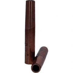 Tuffaloy - Spot Welder Tips For Use With: 4RW Electrode Holder Type: Straight Tip C Nose (Flat) - Industrial Tool & Supply