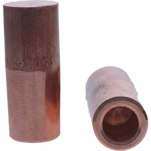 Tuffaloy - Spot Welder Tips For Use With: 5RW Electrode Holder Type: Straight Tip C Nose (Flat) - Industrial Tool & Supply