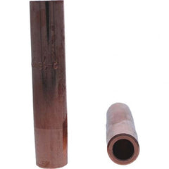 Tuffaloy - Spot Welder Tips For Use With: 5RW Electrode Holder Type: Straight Tip C Nose (Flat) - Industrial Tool & Supply