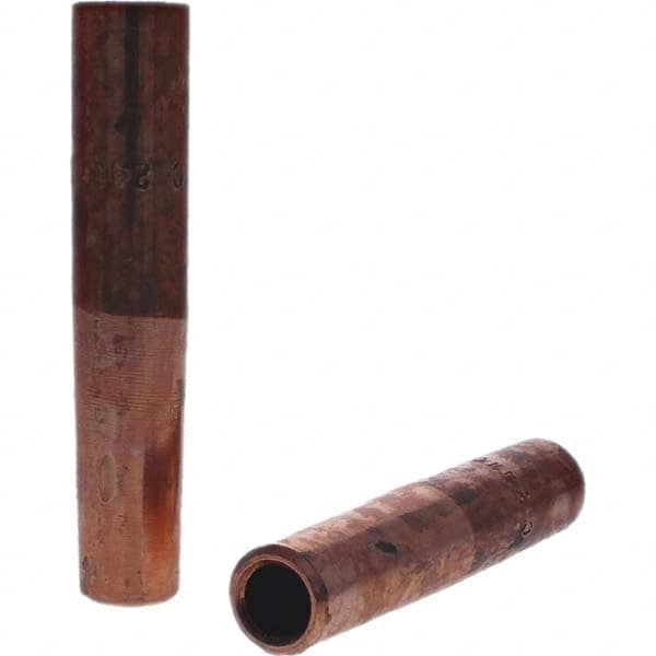 Tuffaloy - Spot Welder Tips For Use With: 4RW Electrode Holder Type: Straight Tip C Nose (Flat) - Industrial Tool & Supply