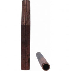 Tuffaloy - Spot Welder Tips For Use With: 4RW Electrode Holder Type: Straight Tip C Nose (Flat) - Industrial Tool & Supply
