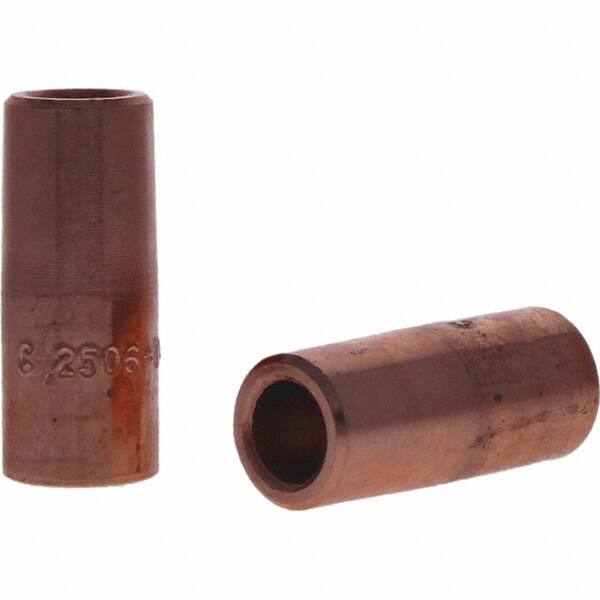 Tuffaloy - Spot Welder Tips For Use With: 5RW Electrode Holder Type: Straight Tip C Nose (Flat) - Industrial Tool & Supply