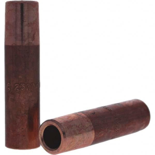 Tuffaloy - Spot Welder Tips For Use With: 5RW Electrode Holder Type: Straight Tip C Nose (Flat) - Industrial Tool & Supply