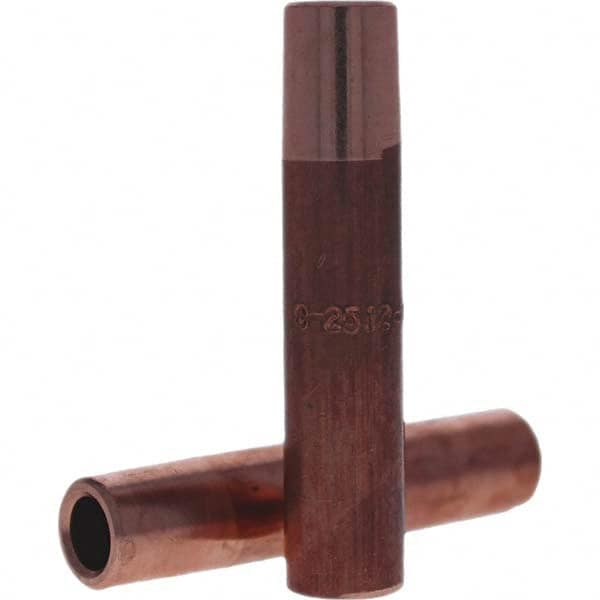 Tuffaloy - Spot Welder Tips For Use With: 5RW Electrode Holder Type: Straight Tip C Nose (Flat) - Industrial Tool & Supply