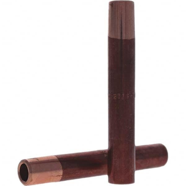 Tuffaloy - Spot Welder Tips For Use With: 5RW Electrode Holder Type: Straight Tip C Nose (Flat) - Industrial Tool & Supply