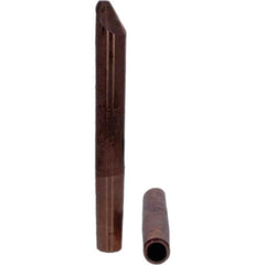 Tuffaloy - Spot Welder Tips For Use With: 4RW Electrode Holder Type: Straight Tip D Nose (Offset) - Industrial Tool & Supply