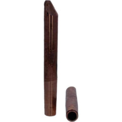 Tuffaloy - Spot Welder Tips For Use With: 4RW Electrode Holder Type: Straight Tip D Nose (Offset) - Industrial Tool & Supply