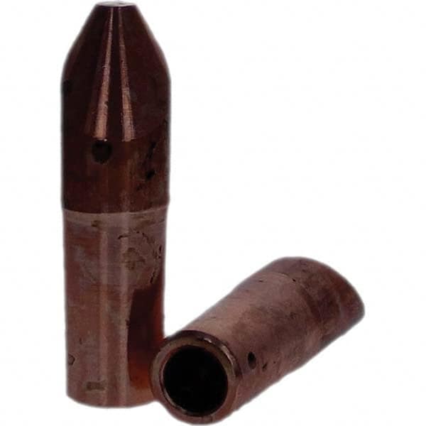 Tuffaloy - Spot Welder Tips For Use With: 4RW Electrode Holder Type: Straight Tip D Nose (Offset) - Industrial Tool & Supply