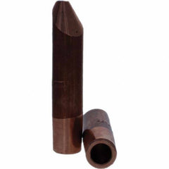 Tuffaloy - Spot Welder Tips For Use With: 5RW Electrode Holder Type: Straight Tip D Nose (Offset) - Industrial Tool & Supply