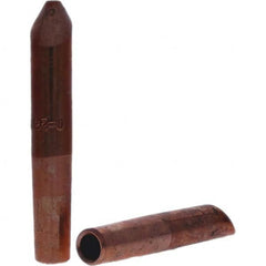 Tuffaloy - Spot Welder Tips For Use With: 4RW Electrode Holder Type: Straight Tip D Nose (Offset) - Industrial Tool & Supply