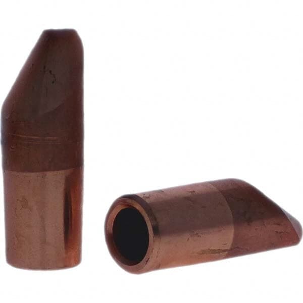 Tuffaloy - Spot Welder Tips For Use With: 5RW Electrode Holder Type: Straight Tip D Nose (Offset) - Industrial Tool & Supply