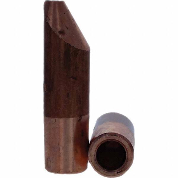 Tuffaloy - Spot Welder Tips For Use With: 5RW Electrode Holder Type: Straight Tip D Nose (Offset) - Industrial Tool & Supply