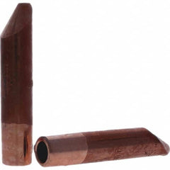 Tuffaloy - Spot Welder Tips For Use With: 7RW Electrode Holder Type: Straight Tip D Nose (Offset) - Industrial Tool & Supply