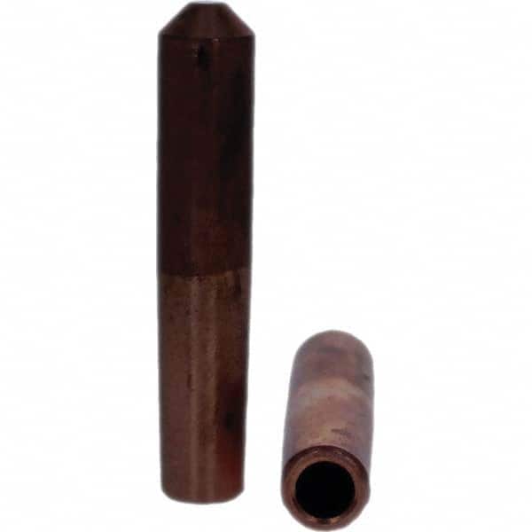 Tuffaloy - Spot Welder Tips For Use With: 4RW Electrode Holder Type: Straight Tip E Nose (Truncated) - Industrial Tool & Supply