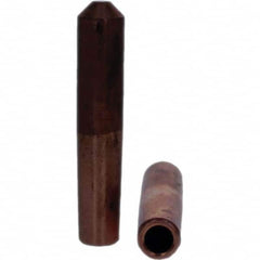 Tuffaloy - Spot Welder Tips For Use With: 4RW Electrode Holder Type: Straight Tip E Nose (Truncated) - Industrial Tool & Supply