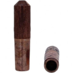 Tuffaloy - Spot Welder Tips For Use With: 4RW Electrode Holder Type: Straight Tip E Nose (Truncated) - Industrial Tool & Supply