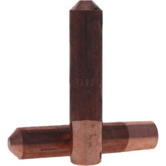 Tuffaloy - Spot Welder Tips For Use With: 5RW Electrode Holder Type: Straight Tip E Nose (Truncated) - Industrial Tool & Supply