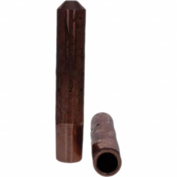 Tuffaloy - Spot Welder Tips For Use With: 4RW Electrode Holder Type: Straight Tip E Nose (Truncated) - Industrial Tool & Supply