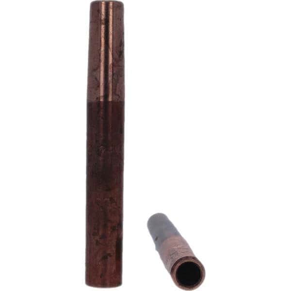 Tuffaloy - Spot Welder Tips For Use With: 4RW Electrode Holder Type: Straight Tip F Nose (Radius) - Industrial Tool & Supply