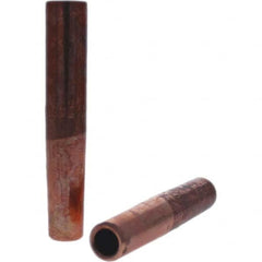 Tuffaloy - Spot Welder Tips For Use With: 4RW Electrode Holder Type: Straight Tip F Nose (Radius) - Industrial Tool & Supply
