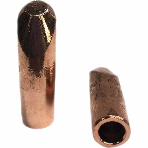 Tuffaloy - Spot Welder Tips For Use With: 5RW Electrode Holder Type: Straight Tip H Nose (Angled Offset) - Industrial Tool & Supply