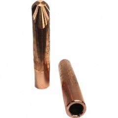 Tuffaloy - Spot Welder Tips For Use With: 5RW Electrode Holder Type: Straight Tip H Nose (Angled Offset) - Industrial Tool & Supply