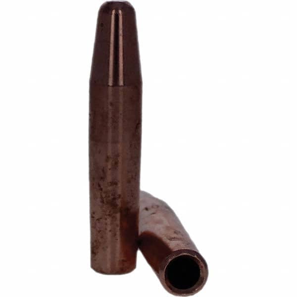 Tuffaloy - Spot Welder Tips For Use With: 4RW Electrode Holder Type: Straight Tip A Nose (Pointed) - Industrial Tool & Supply