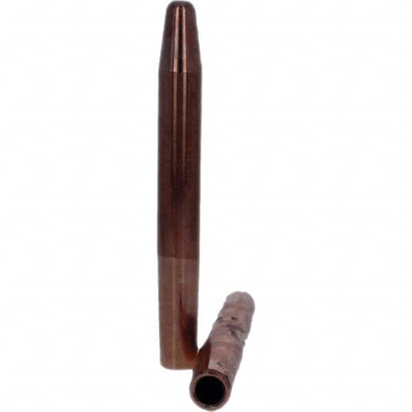 Tuffaloy - Spot Welder Tips For Use With: 4RW Electrode Holder Type: Straight Tip A Nose (Pointed) - Industrial Tool & Supply