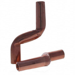 Tuffaloy - Spot Welder Tips For Use With: 4RW Electrode Holder Type: Bent Shank for 4RW Male Cap - Industrial Tool & Supply