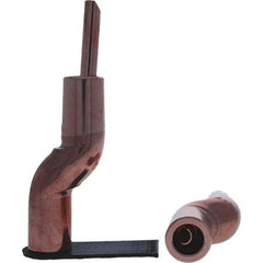Tuffaloy - Spot Welder Tips For Use With: 5RW Electrode Holder Type: Bent Shank for 5RW Male Cap - Industrial Tool & Supply