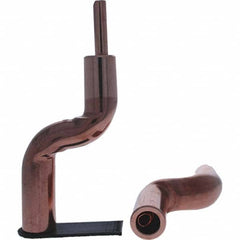 Tuffaloy - Spot Welder Tips For Use With: 5RW Electrode Holder Type: Bent Shank for 5RW Male Cap - Industrial Tool & Supply