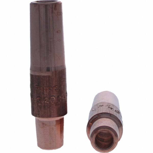 Tuffaloy - Spot Welder Tips For Use With: 4RW Electrode Holder Type: Straight Shank for 4RW Female Cap - Industrial Tool & Supply