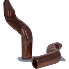 Tuffaloy - Spot Welder Tips For Use With: 4RW Electrode Holder Type: Double Bend Tip D Nose (Offset) - Industrial Tool & Supply