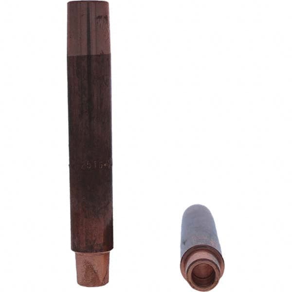 Tuffaloy - Spot Welder Tips For Use With: 5RW Electrode Holder Type: Straight Shank for 5RW Female Cap - Industrial Tool & Supply
