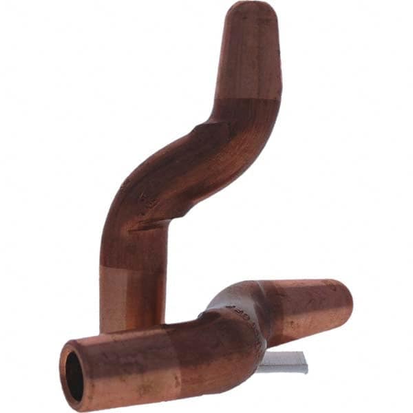 Tuffaloy - Spot Welder Tips For Use With: 5RW Electrode Holder Type: Double Bend Tip A Nose (Pointed) - Industrial Tool & Supply