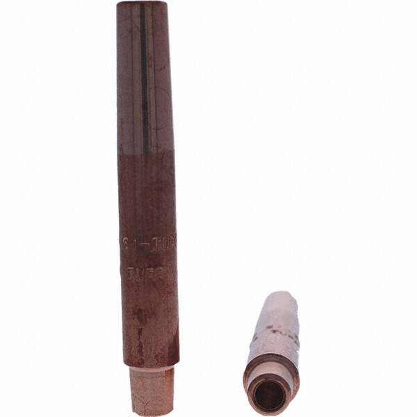 Tuffaloy - Spot Welder Tips For Use With: 4RW Electrode Holder Type: Straight Shank for 4RW Female Cap - Industrial Tool & Supply
