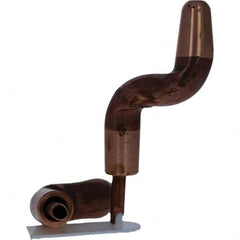 Tuffaloy - Spot Welder Tips For Use With: 5RW Electrode Holder Type: Double Bend Tip A Nose (Pointed) - Industrial Tool & Supply