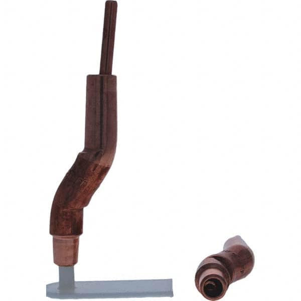 Tuffaloy - Spot Welder Tips For Use With: 4RW Electrode Holder Type: Bent Shank for 4RW Female Cap - Industrial Tool & Supply