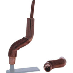 Tuffaloy - Spot Welder Tips For Use With: 4RW Electrode Holder Type: Bent Shank for 4RW Female Cap - Industrial Tool & Supply