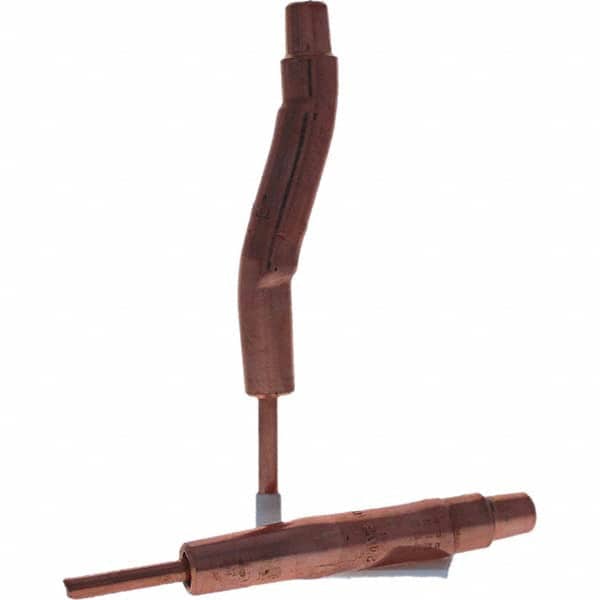 Tuffaloy - Spot Welder Tips For Use With: 4RW Electrode Holder Type: Bent Shank for 4RW Female Cap - Industrial Tool & Supply