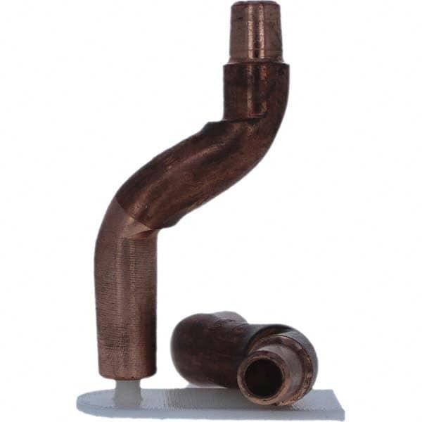 Tuffaloy - Spot Welder Tips For Use With: 5RW Electrode Holder Type: Bent Shank for 5RW Female Cap - Industrial Tool & Supply
