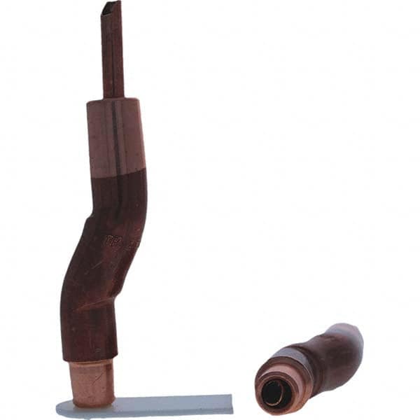 Tuffaloy - Spot Welder Tips For Use With: 5RW Electrode Holder Type: Bent Shank for 5RW Female Cap - Industrial Tool & Supply