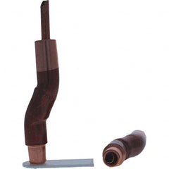 Tuffaloy - Spot Welder Tips For Use With: 5RW Electrode Holder Type: Bent Shank for 5RW Female Cap - Industrial Tool & Supply