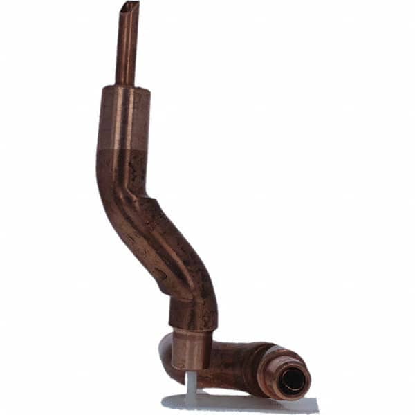 Tuffaloy - Spot Welder Tips For Use With: 5RW Electrode Holder Type: Bent Shank for 5RW Female Cap - Industrial Tool & Supply